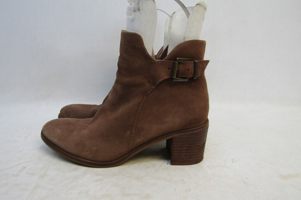 Seychelles Womens Size 8 M Brown Suede Zip Ankle Fashion Boots Bootie